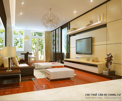 Cho thuê hoặc bán căn hộ chung cư chung cư Phúc Thinh- đường Cao Đạt, P.1 Quận 5: -	Diện tích 82m2, 3PN, 2WC nội thất