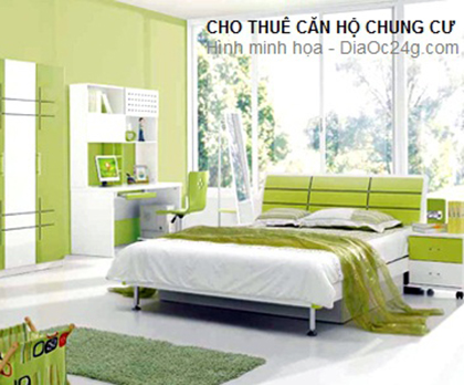Cho thuê căn hộ chung cư HODECO Nguyễn Thái Học.