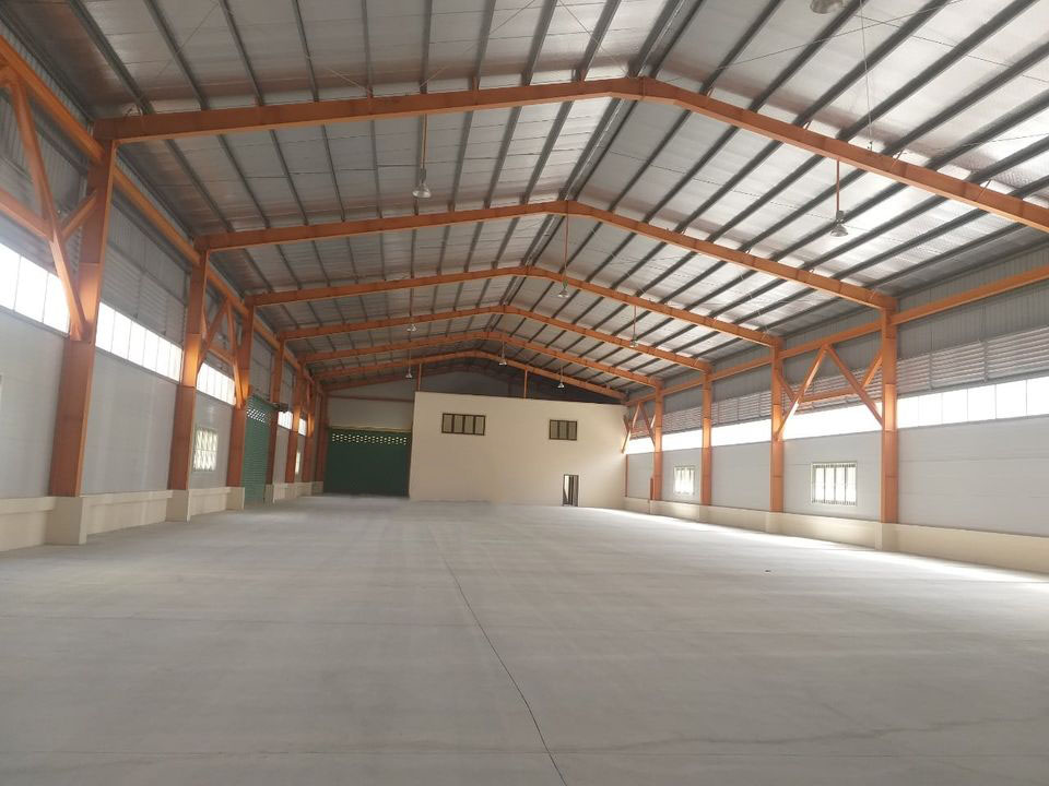 CHO THUÊ HOẶC BÁN NHÀ XƯỞNG 6000M2 MỚI XÂY KCN HẢI SƠN ĐỨC HÒA, LONG AN