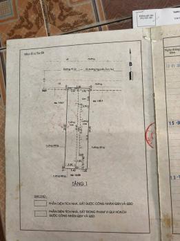 NHÀ (7x25m) MẶT TIỀN ĐƯỜNG HIỆP THÀNH 22, QUẬN 12 (MT CHỢ GIẢN DÂN)