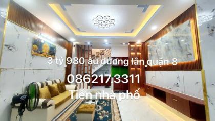 bán nhà 4.3x8m2 3 tỷ 980 DT: 64m2 âu dương lân quận 8