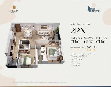 Bán căn hộ Vinhomes Smart City Tây Mỗ - 70m², 2PN, 5.4 tỷ
Căn hộ 70m² Vinhomes Smart City, Tây Mỗ,