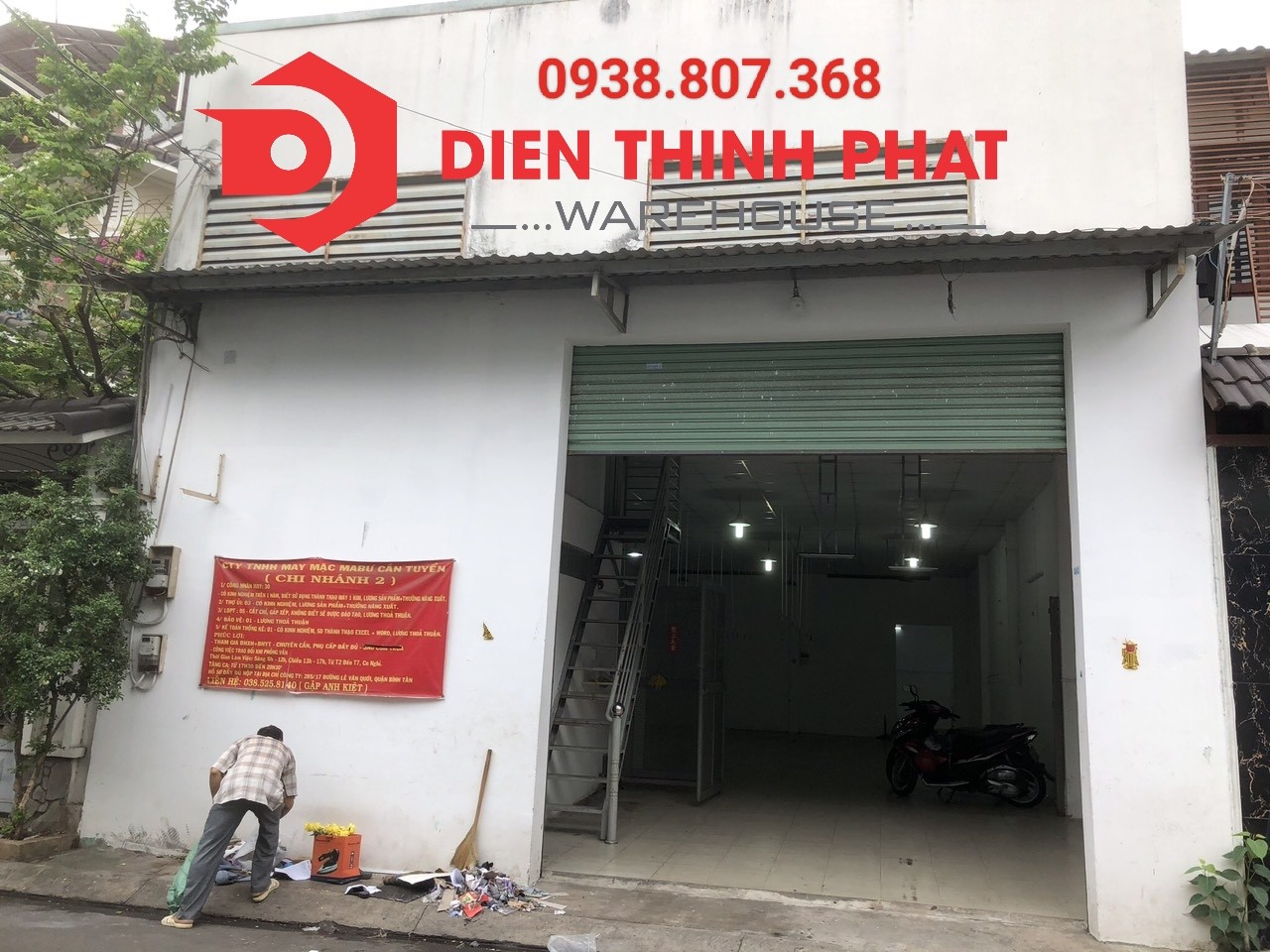 cho thuê nhà xưởng đường bình thành quận Bình Tân 8x18 giá 16tr