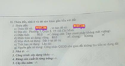 ĐẤT MẶT TIỀN ĐƯỜNG 12M 80M2 (5X16) CHỈ 4.5 TỶ - KHU DÂN CƯ SẦM UẤT QUẬN 8 - KINH DOANH ĐỈNH