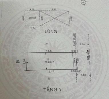 Bán nhà mặt chợ quận tân bình, 70m2, 2 lầu, 10 tỷ