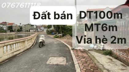 Hiếm,Bán đất đông dư Gia Lâm,ô tô tránh,vỉa hè 3m,view hồ sinh thái,100m,MT6m,5 tỷ