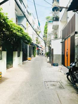 101m2 Hẻm thông Đông Hồ, nở hậu 7PN cho thuê full, hơn 7 tỷ