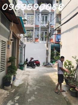 Bán nhà hẻm HXH TKTQ DT 4x13m2 4t vuông vắn nhà kiên cố giá chỉ 5 tỷx