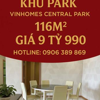 BÁN GẤP CĂN HỘ VINHOMES 3PN VIEW SÔNG-116m2 – 9 tỷ 553 GIÁ RẺ HƠN THỊ TRƯỜNG 500TR