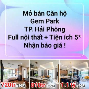 GEM PARK HẢI PHÒNG – ĐẦU TƯ CĂN HỘ CHO THUÊ “CHUẨN HÀN” TẠI MIỀN BẮC . Chỉ từ 600 triệu là sở hữu