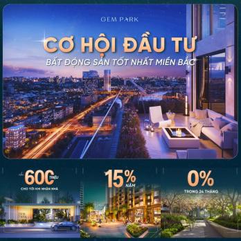 GEM PARK HẢI PHÒNG – ĐẦU TƯ CĂN HỘ CHO THUÊ “CHUẨN HÀN” TẠI MIỀN BẮC . Chỉ từ 600 triệu là sở hữu