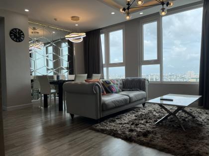 [CHO THUÊ] căn hộ Léman Luxury mặt tiền Nguyễn Đình Chiểu, Quận 3 : Diện tích 100m² - 2 phòng ngủ, 2WC. Giá thuê: 2000$