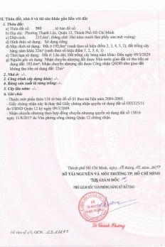 ĐẤT VIEW SÔNG SÀI GÒN – GÓC 2 MT – GIÁ CHỈ 6.8 TỶ - THẠNH LỘC 56, QUẬN 12