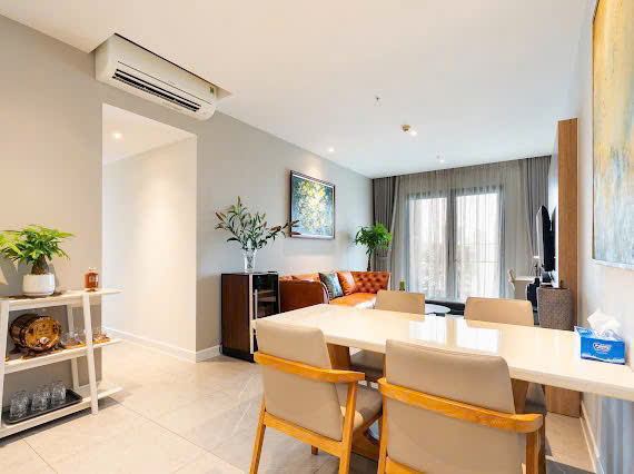 Cho thuê căn hộ Zenity Quận 1: - Thiết kế 3PN, 2WC. - Full nội thất cao cấp. - Nhà đang trống. - Giá thuê 35 triệu/Tháng