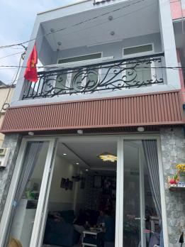 BÁN NHÀ 2 TẦNG (4x12)  HUỲNH THỊ HAI – HẺM XE HƠI TÂN CHÁNH HIỆP, Q12