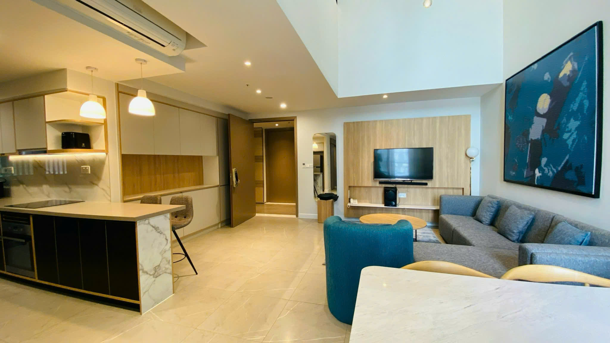 Cần cho thuê Duplex Zenity, 608 Võ Văn Kiệt, Phường Cầu Kho, Q.1 : -	 Diện tích : 161m2, Thiết kế 3PN, 3WC, tầng cao.