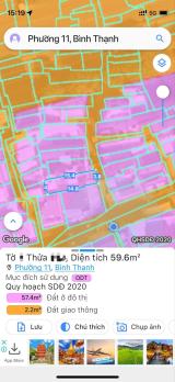 GIÁ MỚI ❤️4.75 TỈ. TRẢ GIÁ DỄ CHỐT. 3,8 X 15,4M PHAN VĂN TRỊ P11, BÌNH THẠNH.  CÁCH HẺM XE TẢI 1 CĂN, THÔNG MT PHẠM VĂN