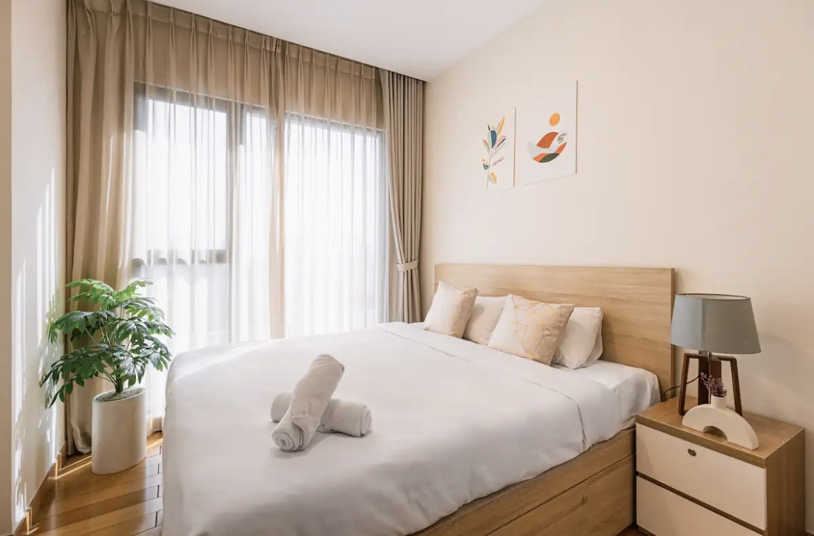 Bán căn hộ D1 MENSION, 608 Võ Văn Kiệt, Phường Cầu Kho, Quận 1 : -	Căn 1 : Diện tích 83m2, 2PN, 2WC, giá bán 9,5 tỉ