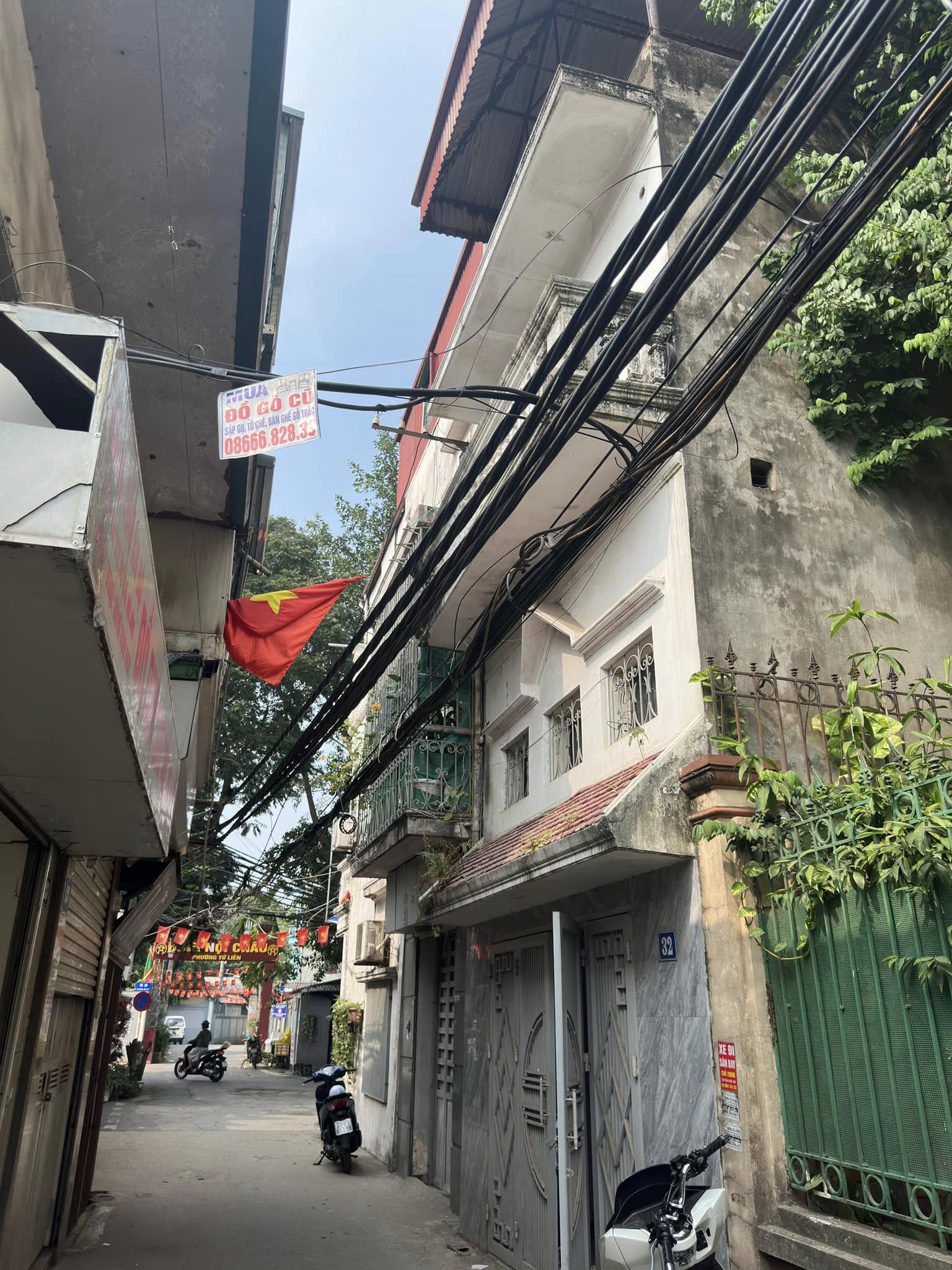 Ngõ NGUYỄN HOÀNG TÔN 38m2, 5 tầng .mặt tiền 4m. 2 thoáng, giá 4.5tỷ