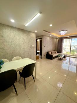 CHO THUÊ CĂN HỘ CAO CẤP QUẬN 6 – LUCKY PLACE  + Địa chỉ: 50 Phan Văn Khỏe, Phường 2, Quận 6, TP.HCM + Diện tích: 83m²