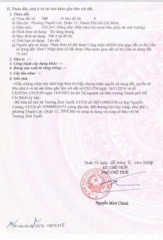 BÁN CẶP ĐẤT MẶT TIỀN HÀ HUY GIÁP THẠNH LỘC, Q12 – FULL THỔ CƯ – GIÁ CỰC TỐT