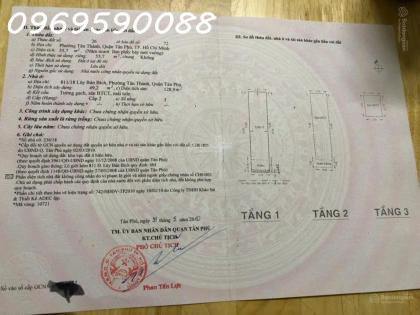 BÁN NHÀ TÂN THÀNH – 2 TẦNG – HXH LŨY BÁN BÍCH – 56M² – CHỈ 5TỶXX