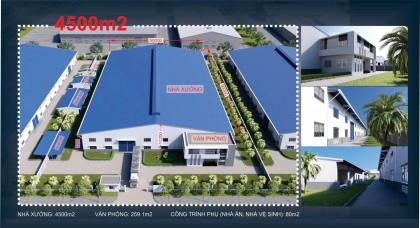 Cho thuê nhà xưởng 4500m2 và 3500m2 trong KCN Tân Uyên, Bình Dương