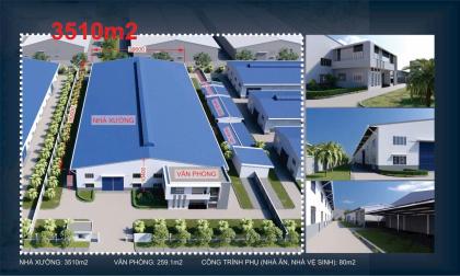 Cho thuê nhà xưởng 4500m2 và 3500m2 trong KCN Tân Uyên, Bình Dương