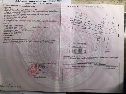 BÁN NHÀ MẶT TIỀN TÂN THỚI HIỆP 14 – Q.12 - Vị trí ĐẮC ĐỊA – TIỀM NĂNG TĂNG GIÁ CAO