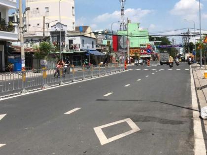 NHÀ MẶT TIỀN HIỆP THÀNH 43 – Q.12 – 2SHR – ĐƯỜNG 25M KHÔNG LỘ GIỚI