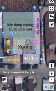 SIÊU PHẨM 1.382M ĐẤT 2 MẶT TIỀN NHỰA – TRUNG TÂM BÀ ĐIỂM – HÓC MÔN