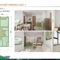 Bán căn hộ K‑Home 46,69m² – 1 phòng ngủ riêng, giá chỉ 978 triệu, vay ngân hàng dễ dàng