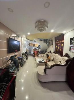 Bán nhà Hẻm xe hơi 6m Nguyễn Thị Tần - ngay cầu Chữ Y, 4,4x24m, 4 Tầng -4PN, 14,6 tỷ.