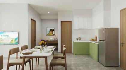 Bán căn hộ K‑Home 46,69m² – 1 phòng ngủ riêng, giá chỉ 978 triệu, vay ngân hàng dễ dàng