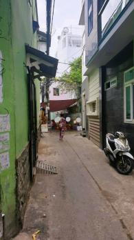 35M2 CMT8 HẺM THÔNG, 3 TẦNG, NỞ HẬU, 4ty5