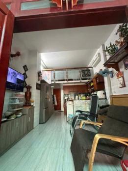 Bán CHDV 5 tầng view chợ Hạnh Thông Tây ngang 5m 75m2 9PN hẻm 8m thông chỉ 10.9 tỷ.