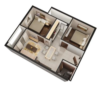 Bán căn hộ 2PN, Giá 950tr bao hết thuế phí sổ tại HQC Plaza, Hoàng Quân, Bình Chánh. Lh 0986647779