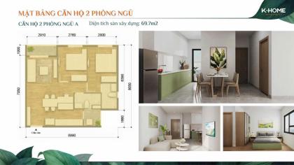 Sở hữu căn hộ K-Home 2 phòng ngủ giá 1,55 tỷ, tiện ích chuẩn Singapore