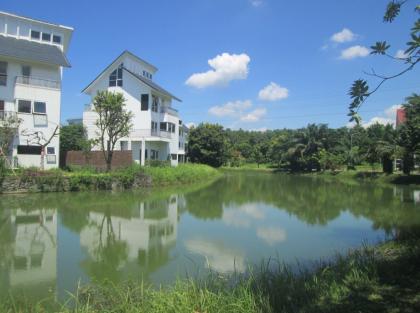 Biệt thự lô Góc view hồ KĐT New House City cạnh Đại lộ Thăng Long 300m2 chỉ 24.x tỷ. 0989626116