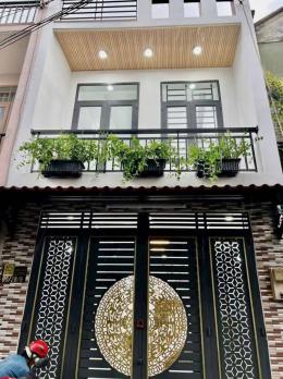 NHÀ 2 TẦNG BTCT MỚI TINH 44M2, HẺM XE HƠI MỘT TRỤC THỚI AN 16. GẦN CHỢ THỚI AN, QUẬN 12.