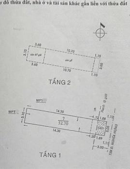 BÁN NHÀ 54m2 Mặt tiền NGHĨA HƯNG, nở hậu, nhỉnh 6 tỷ