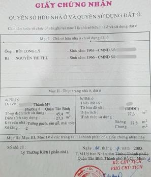 Bán nhà 28m2 hẻm thông Thành Mỹ, nở hậu hơn 3 tỷ