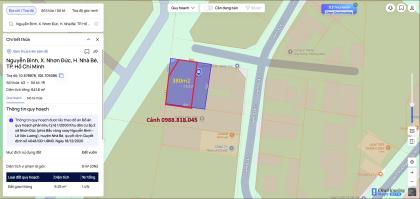 Bán đất 380m2 đường Nguyễn Bình, xã Nhơn Trạch, Nhà Bè, TP Hồ Chí Minh