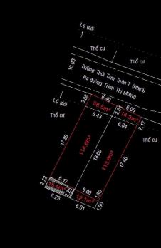 CẶP ĐẤT (6x23) MẶT TIỀN TAM ĐÔNG 2, THỚI TAM THÔN, HÓC MÔN