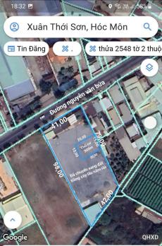 ĐẤT MT NGUYỄN VĂN BỨA, XUÂN THỚI SƠN, HÓC MÔN – CÓ SÂN BANH