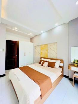 Bán nhà Hẻm 5m  Phạm Văn Chiêu, đối diện Chợ Thạch Đà, 6x8m, 4 T - 4 PN, 6,95 tỷ.