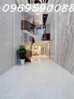 Bán Gấp Nhà mới hẻm 5m Nguyễn Cữu Đàm,TP 5Tầng, 4,5x10m2 Chỉ 6Tỷx