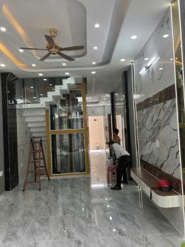 NHÀ 4 TẦNG (4x17) MT HẺM NHỰA 8M THÔNG LÊ VĂN KHƯƠNG, HIỆP THÀNH, Q12