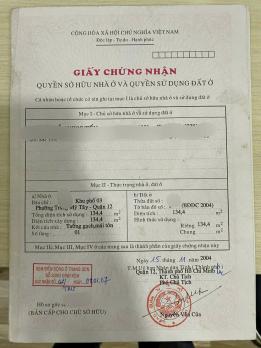 GIÁ QUÁ TỐT – NHÀ (10.6X13) GÓC 2 MẶT TIỀN TRUNG TÂM Q12 – CHỈ 6,19 TỶ