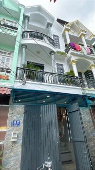 BÁN NHÀ (4X13.5) 3 LẦU (4x13.5) HXH 1/ LÂM THỊ HỐ, Q12 GIÁ RẺ